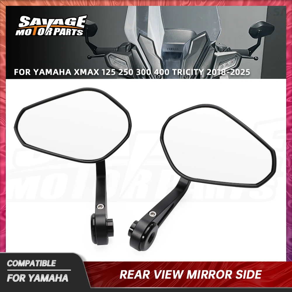 

2025 For Yamaha XMAX 125 XMAX 300 Rearview Mirror XMAX 250 400 Tricity 300 Motorcycle Accessories Side Rear View Mirror 2018+