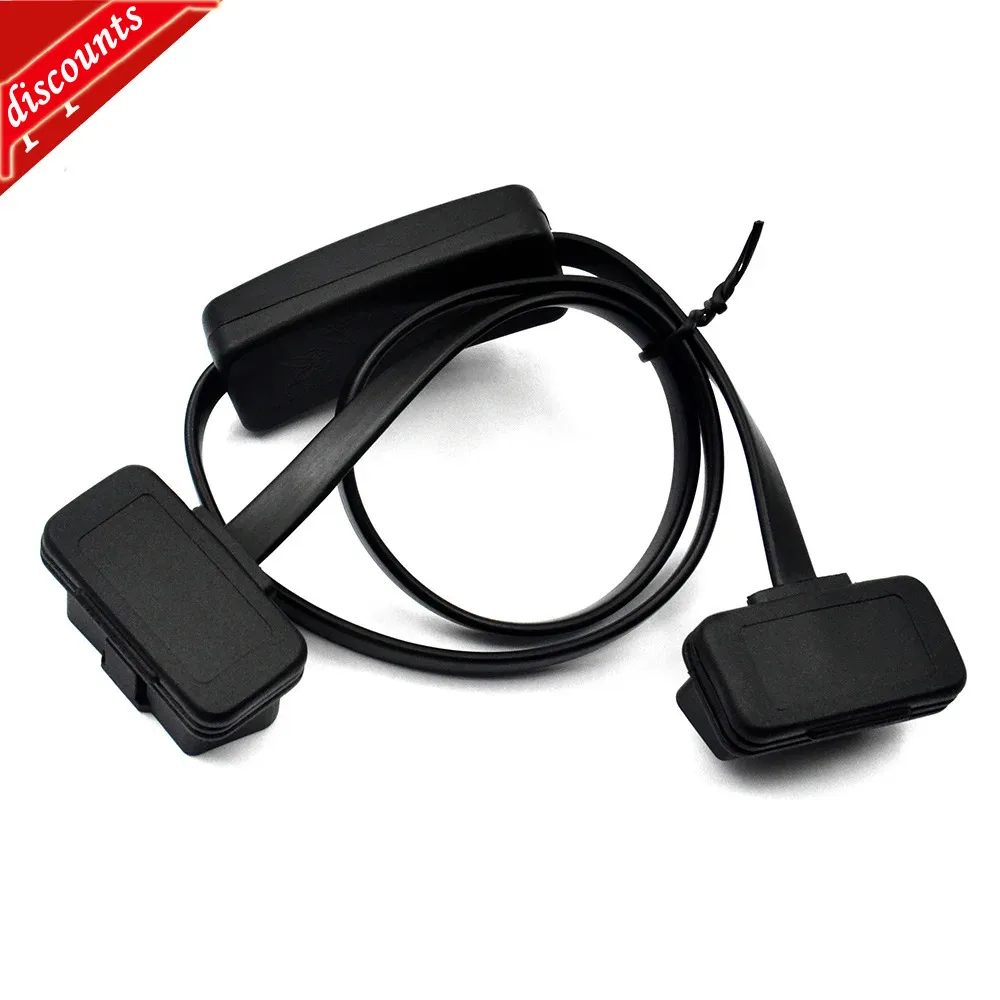 Splitter Extension 1 To 2 With Switch Y Splitter Extension Cable OBD2 16PIN Male To Female Electronic Wire Connector