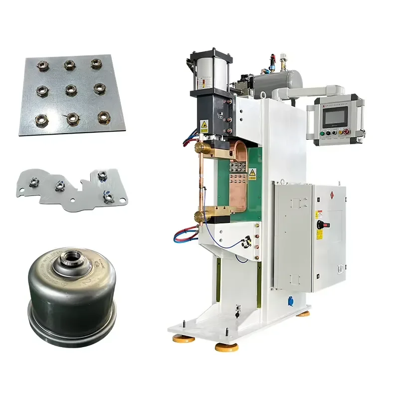 Agera 3 Phase Welding Machine Nut 2 head Resistance Spot Welding Equipment for M10 Nut Bolt
