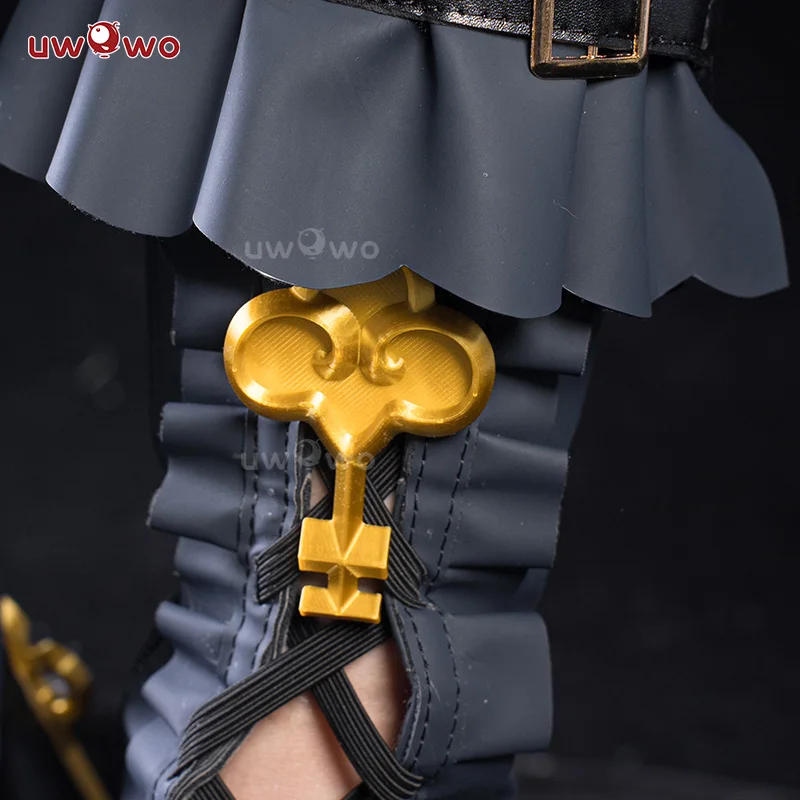 UWOWO Herta Shoes Boots Game Honkai Star Rail The Herta Witch Cosplay Shoes Boots with Accessory lloween Shoes