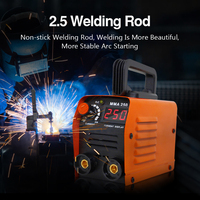 Mini Welding Machine DC Inverter Welder Machine with Digital Display Electric Welding Machine for 20-250A 6mm Welding EU/US Plug