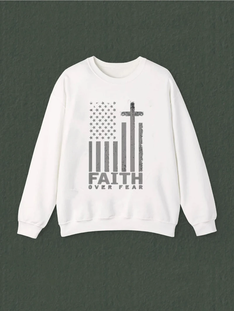 

Mens Print Cotton Blend Long Sleeve Crewneck 2025 Autumn Winter Round-neck Hoodie Is for Both Men and Women Top