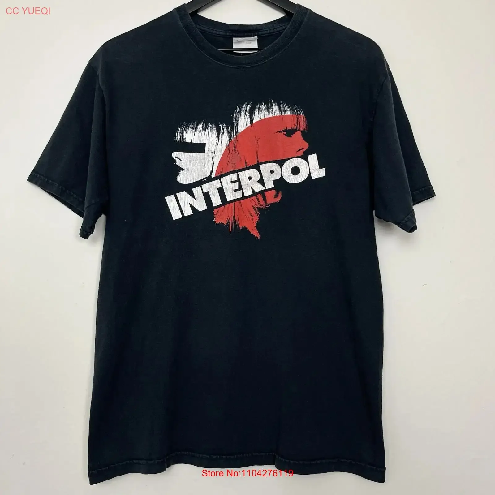 Vintage 2000 s Interpol T shirt vintage Washed Casual streetwear Stretched Stylish Soft Comfortable fashion homme Unisex
