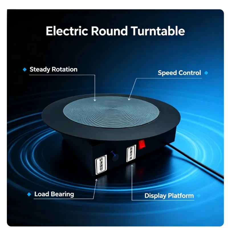 Electric Rotating Wrapping Turntable Express Packaging Machine Tape Winder for Seafood Fruit Wine Rice Cargo Shipment Packing
