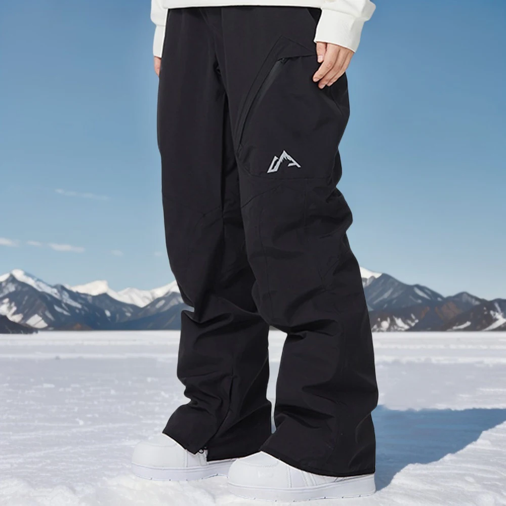 

New 2025 Female Skiing Pants Warm Windproof Loose Trousers Outdoor Snowboard Sport Waterproof Snow Overalls Winter Ski Clothes