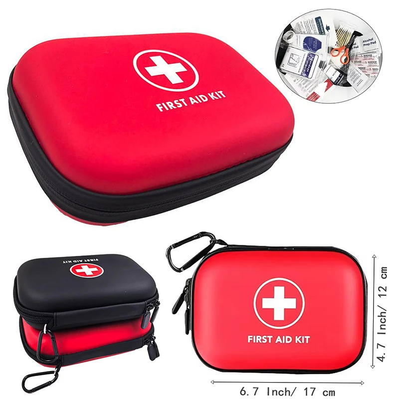 Compact Emergency Medical Box Medical Storage Bag Mini Rescue Survival Kit For Outdoor Travel Camping Emergency First Aid Bag