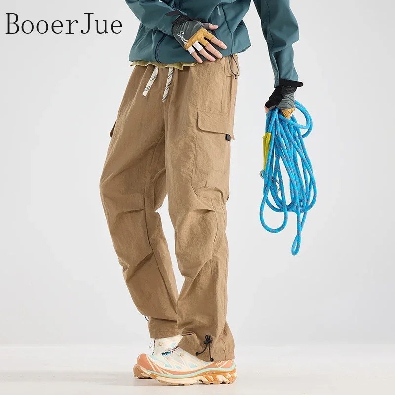 Outdoor Hiking Men Water-repellent Hiking Pants Scratch Resistance Fashion Cargo Pants Breathable Trousers Fishing Camping Pants