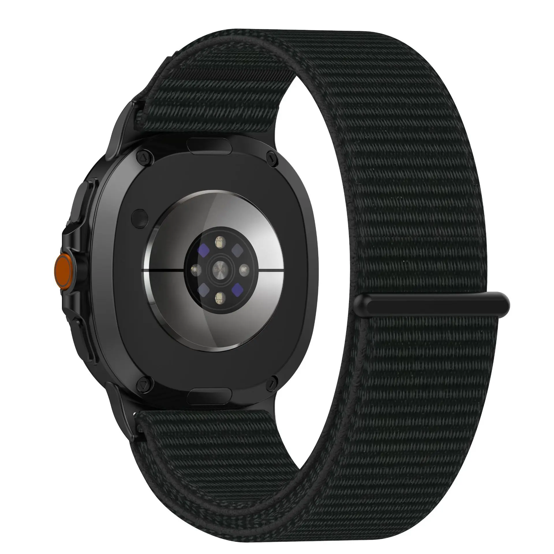 Official Nylon Loop Strap For Samsung Galaxy Watch 8 40mm 44mm Metal Connecting Bracelet Galaxy Watch 8 Classic 46mm Wristband