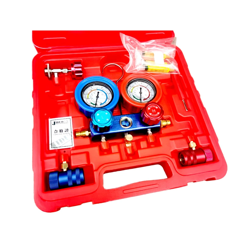 

Manifold Gauge Set Manometer Diagnostic Tool R134a R22 R410a R404a for Auto AC Air Conditioning Refrigerant Gas Auto parts