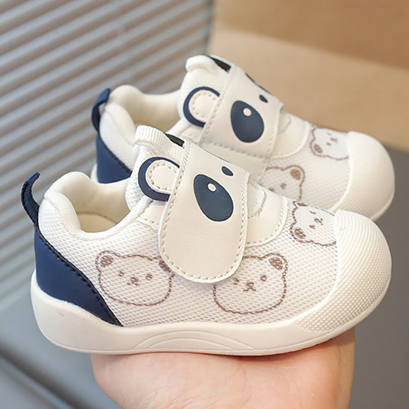 Cute Sport Shoes For Children Ergonomics Soft-soled Baby Boy's Toddler Shoes Anti-slippery Breathable Infant Girl's Sneakers