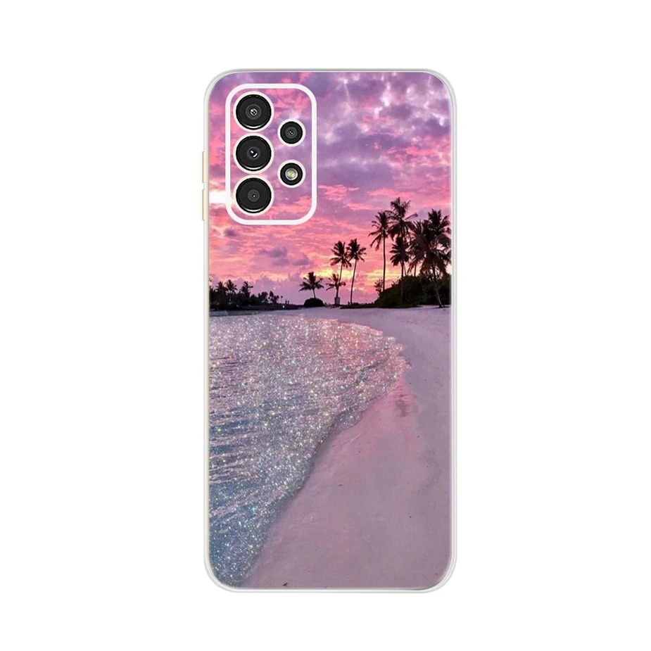 For Samsung A13 4G Case Cute Cartoon Painted Cover Silicone Soft Phone Case For Samsung Galaxy A13 A 13 Cover Coque 6.6\'\' Fundas
