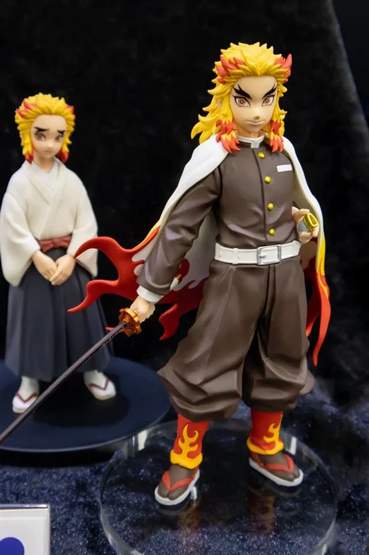 Original Genuine In Stock Bandai Banpresto Anime Demon Slayer Rengoku Kyoujurou Figure Kimetsu No Yaiba Ornament Collectible