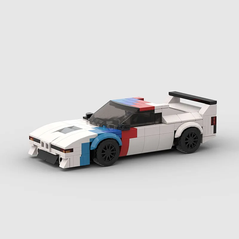 

Bao hot sale horse racing car sports car M1 model moc compatible Lego small particles puzzle assembled building block toy