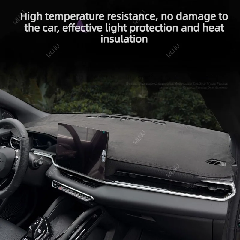 Dashboard Mat For Geely New Coolray BelGee X50+ 2026 2025 Accessories Suede Anti-Glare UV-Proof Heat-Insulating Wear-Resistant