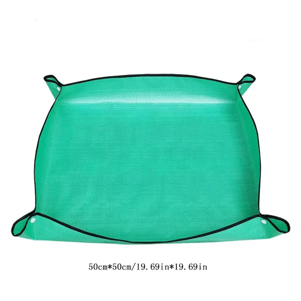 Flower Pots Transplanting Mats Gardening Planting Mat Pe Plant Repotting Mat Foldable Waterproof Gardening Potting Pad