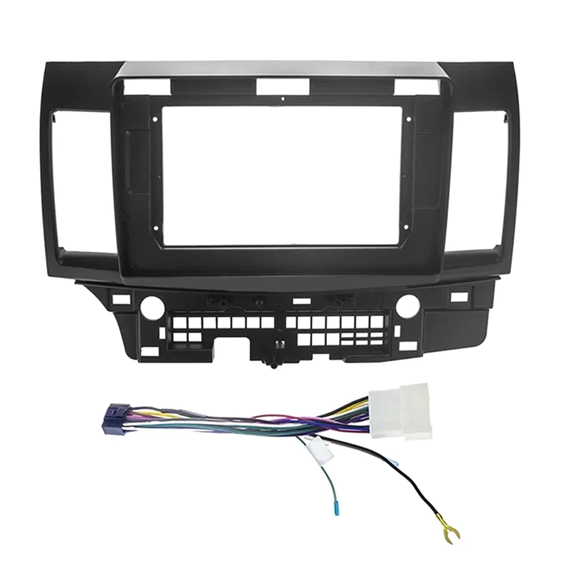 

10.1 Inch Car Parts MP5 Player Android Stereo Casing Frame 2 Din Head Unit Fascia Dash For Mitsubishi Lancer 2008-2016