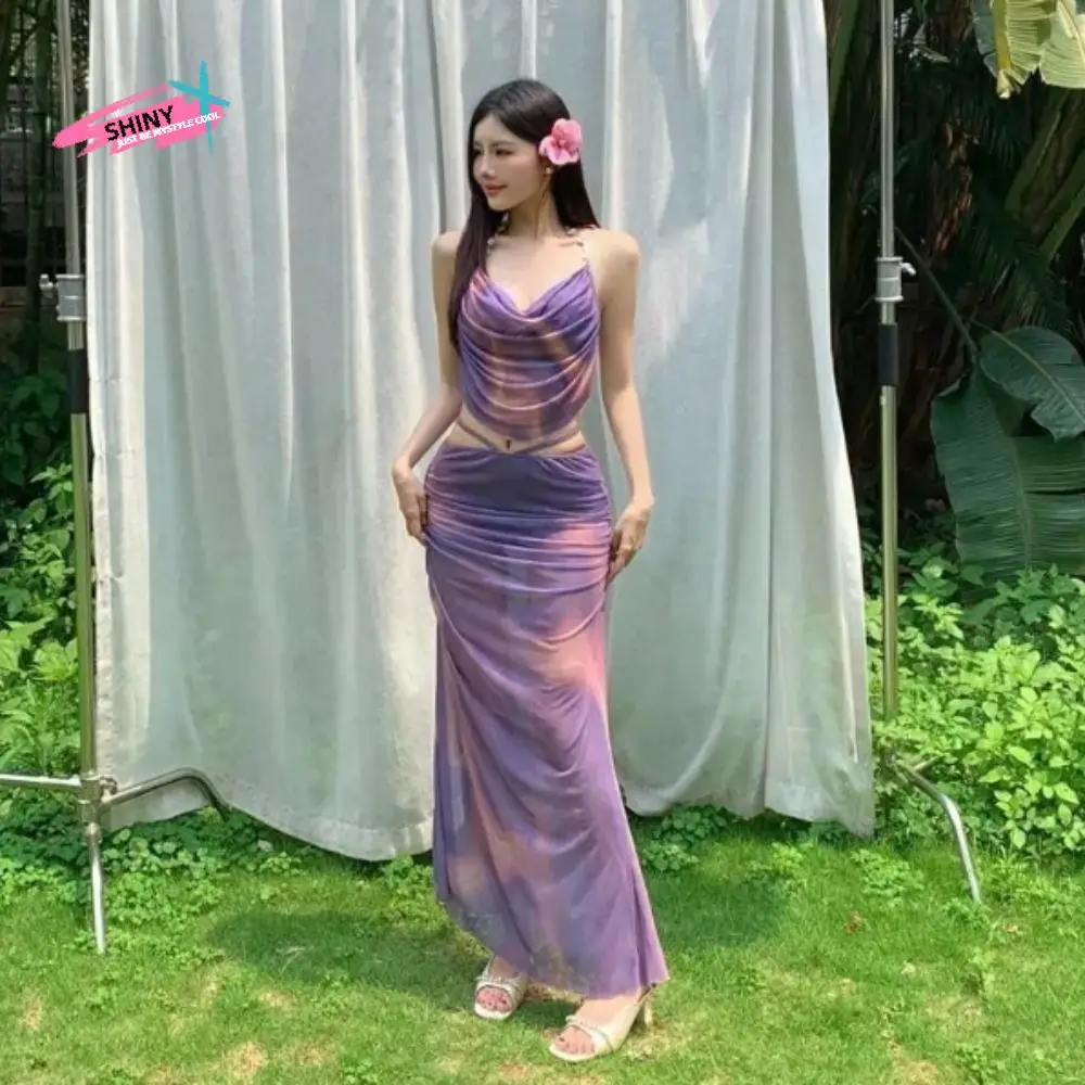 

Длинное платье, сексуальное бикини, маленькая грудь, стальная поддержка, пляжный отдых, купальник, разделенная юбка, закрытая юбка из плоти, стильный купальник