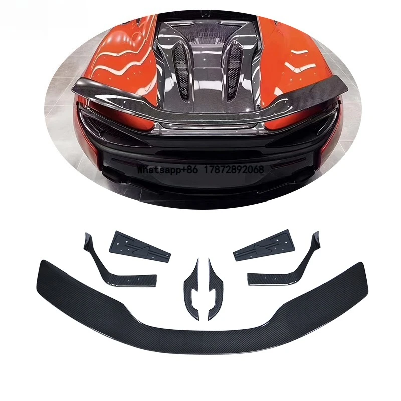 

Carbon Fiber 570S Racing Car Wing Spoiler for McLaren 570GT 540C Coupe 2-Door 2015-2017Rear Trunk Spoiler Fixed Wing Car Spoiler