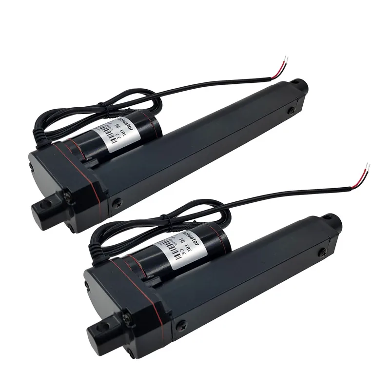 Linear Actuator 12V 24V 50mm 100mm 150mm Stroke Linear Drive Electric Motor Linear Motor Controller 50/100/300/500/700/2000N