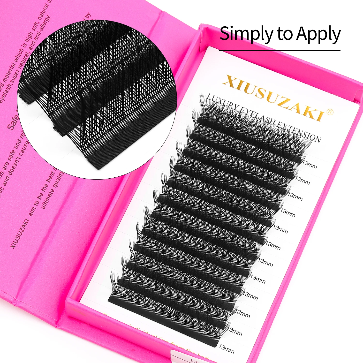 XIUSUZAKI LU/M/L カール YY 3D 4D - Eyelash Extension Yelix のレビューと価格