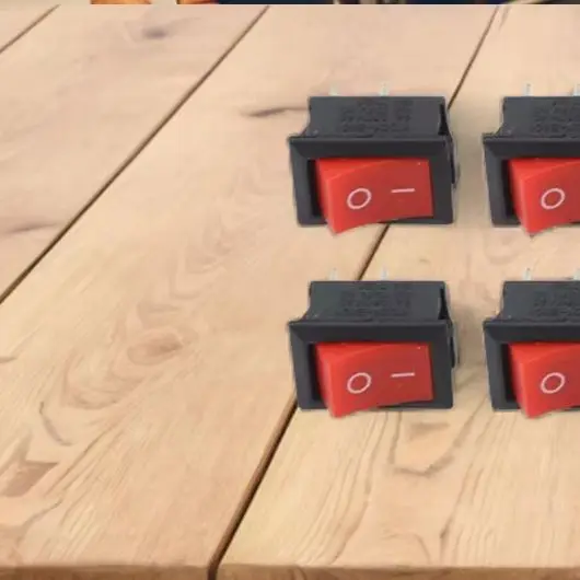 KCD1-101 Red Ro/cker Switch 2 Pin ABS IP68 Power Control For Household Appliance Electronic Scale Electrical Equipment