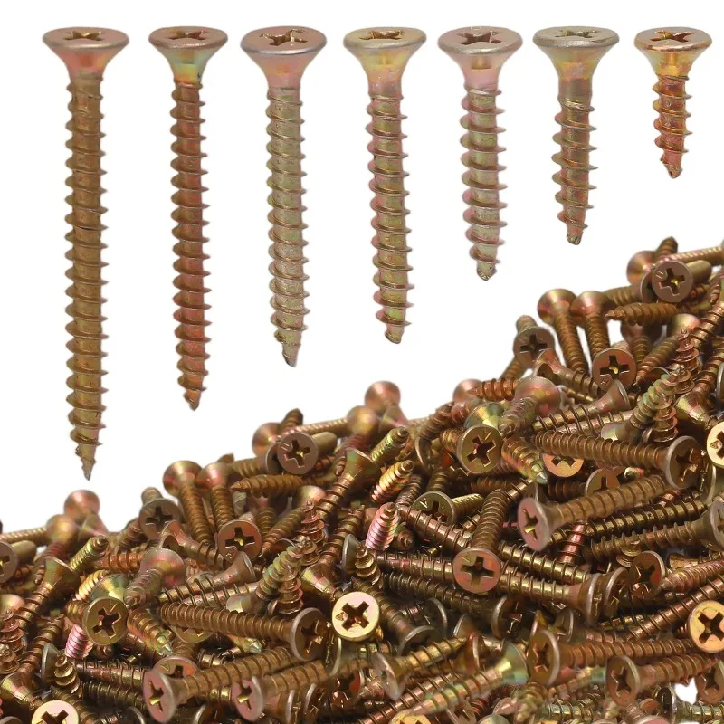 الجملة فيليبس مسامير مسطحة مجموعة مسامير الحوائط الجافة الخشبية ذاتية التنصت النجارة الأثاث الألياف السحابة لوازم الأجهزة