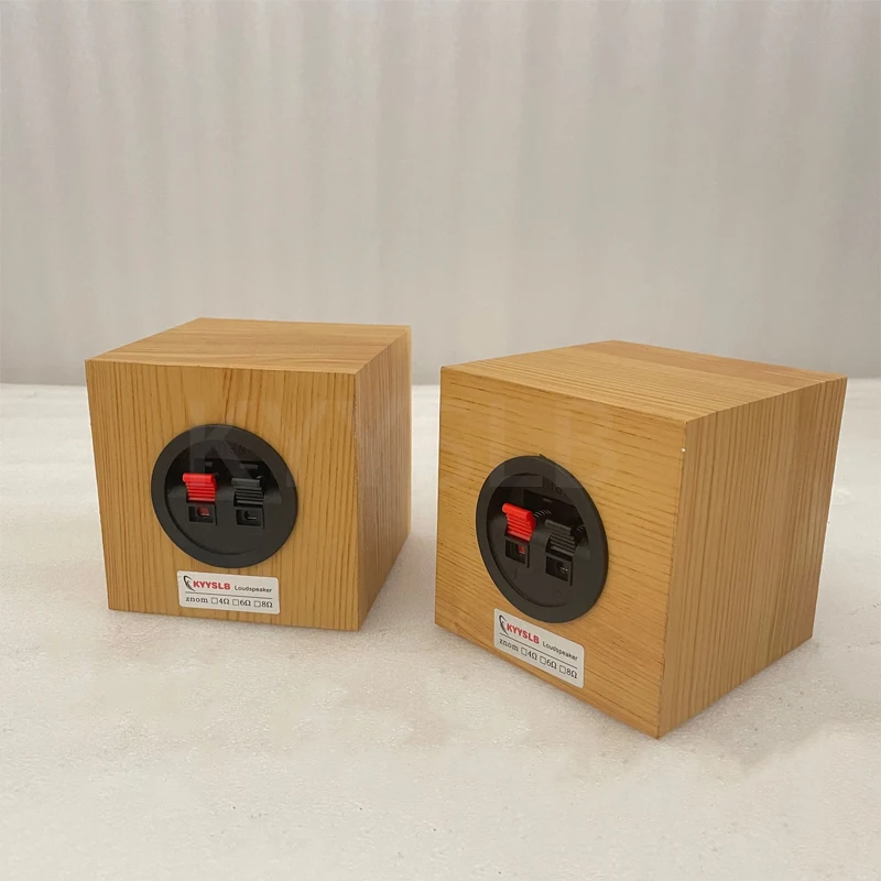 KYYSLB 3 بوصة فارغة المتكلم مرفقات صندوق قذيفة خشبية المنزل الصوت مكبر الصوت باس مكبر الصوت علبة مكبر الصوت لتقوم بها بنفسك