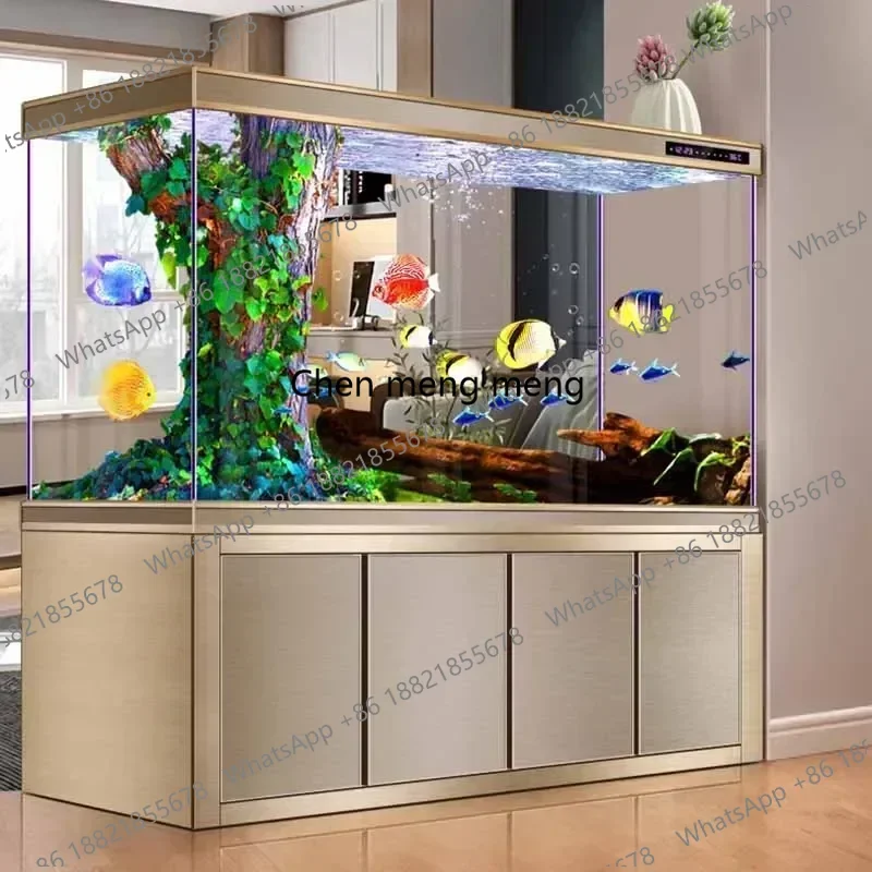 Arowana Fish Tanks Aquariums Cabinet Multifunction Originality Cabinet Aquariums Nordic Simple Design Pet Products Tangki