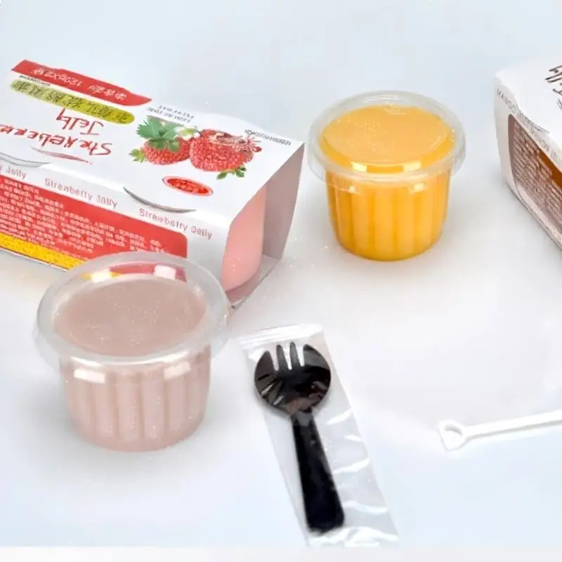 50Pcs Disposable Yogurt Cup With Lid 4OZ Party Plastic Cup 120ml Dessert Mousse Cup Clear Disposable Pudding Cup Yogurt Cup