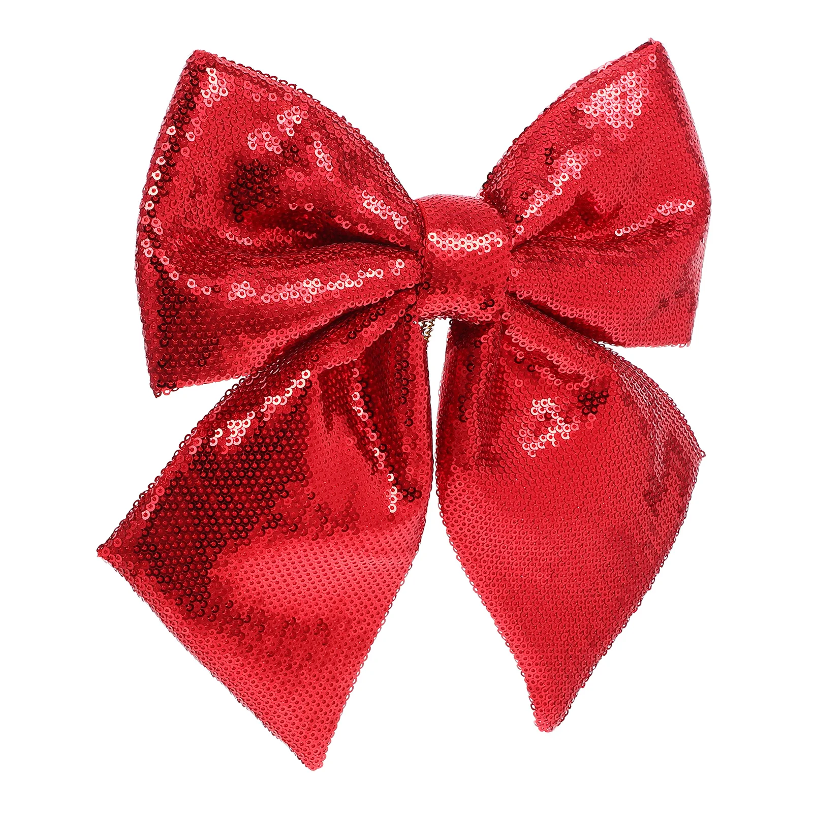 

Christmas Tree Bowknot Decor Glittery Elegant Bow Pendant Shatterproof Xmas Tree Hanging Bow Festive Party Adornment