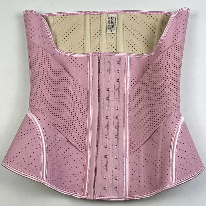 Hourglass Waist Trainer Latex Corset 15 Steel Bones Waist Cincher for Flat Belly Tummy Control Shapewear Fajas Colombianas Girdl