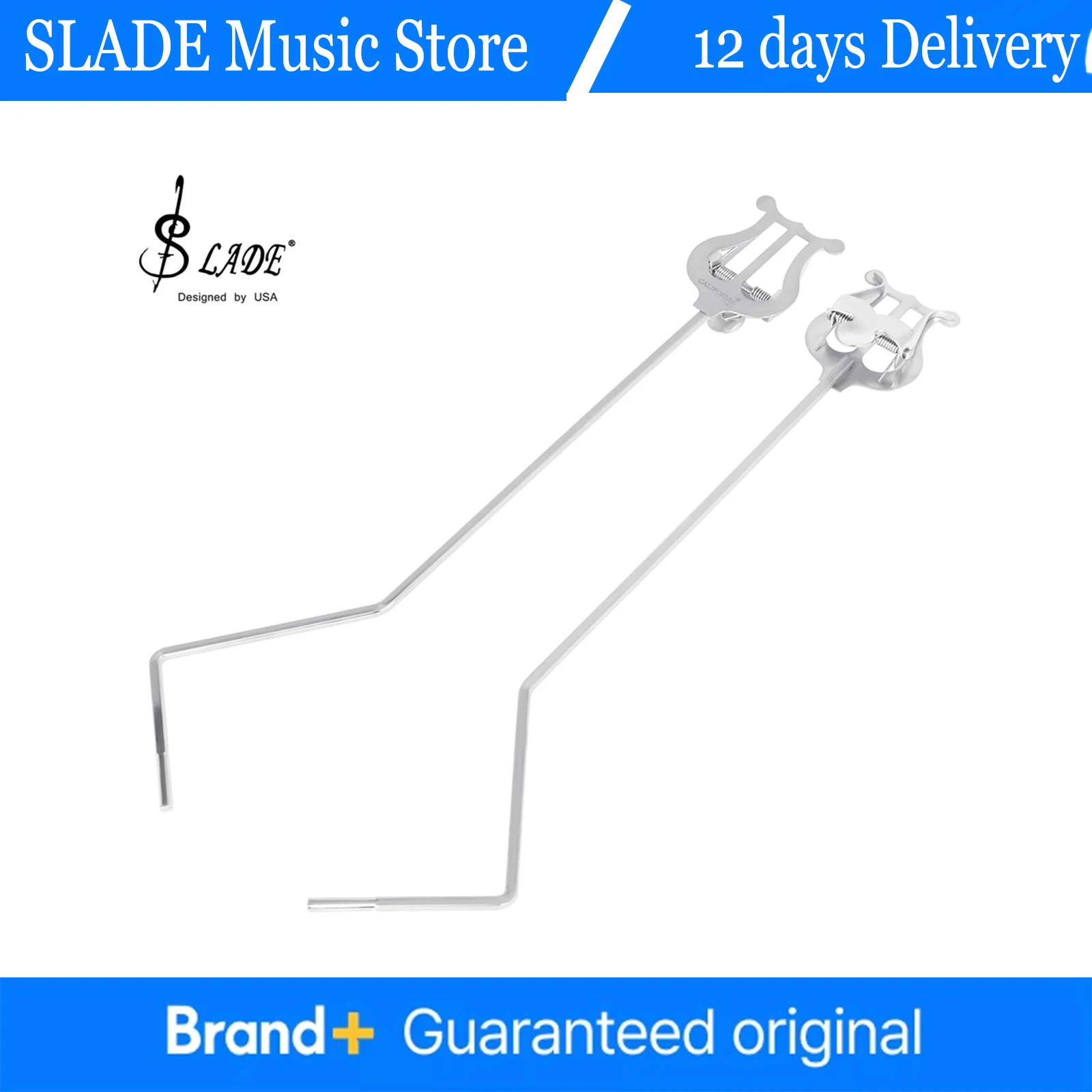 

SLADE 20 шт. пюпитр стоячая ключ туба портативная металлическая пюпитр эуфонический лист музыкальный держатель латунная подставка для инструментов