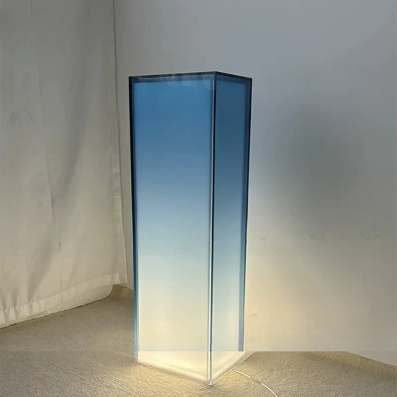 Acrylic luminous light box display stand shoe bag window display stand custom color display box storage high-end