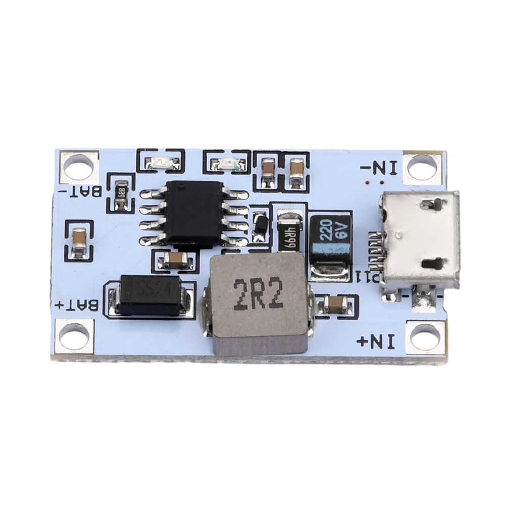 2S 7.4V 8.4V Lithium Battery Charging Module USB Booster Charging Board 5V 2A to 8.4V LED Micro USB Type-c Step-up Charge Module