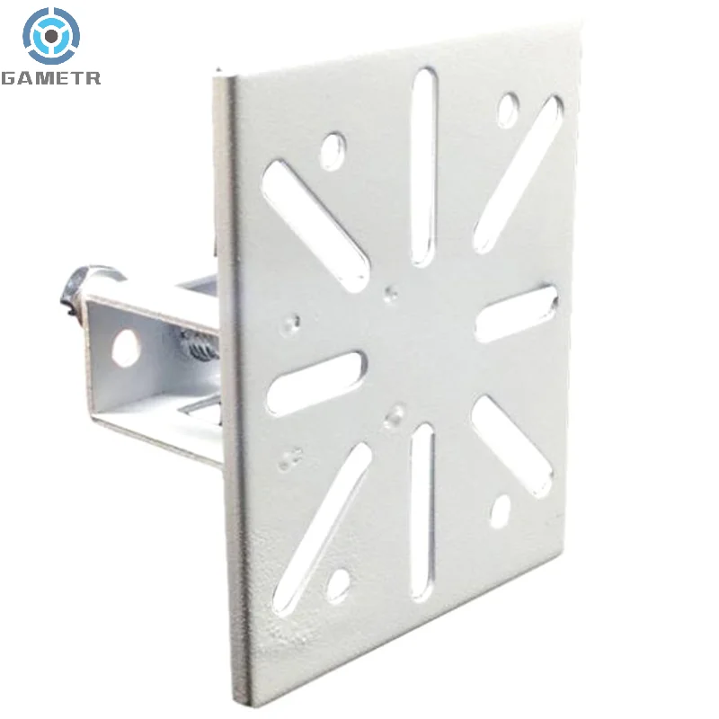 Universal Pole Vertical Mount Adapter com Parafusos Fixação, Suporte De Parede Para Câmera De Segurança CCTV