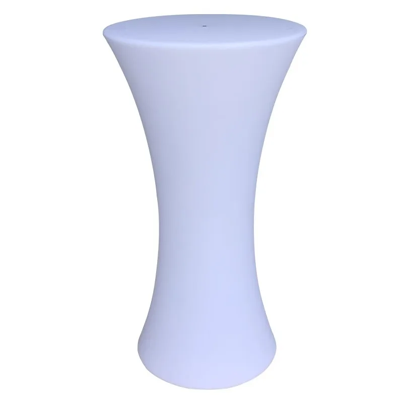 

LED Canton Fair high bar table round small waist table cocktail table ktv nightclub clear bar furniture