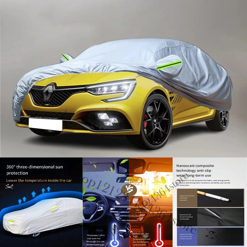 

For Renault-Megane Auto Anti snow Anti dust Anti-uv Anti peeling paint And Anti Rainwater 210t Car cover protection