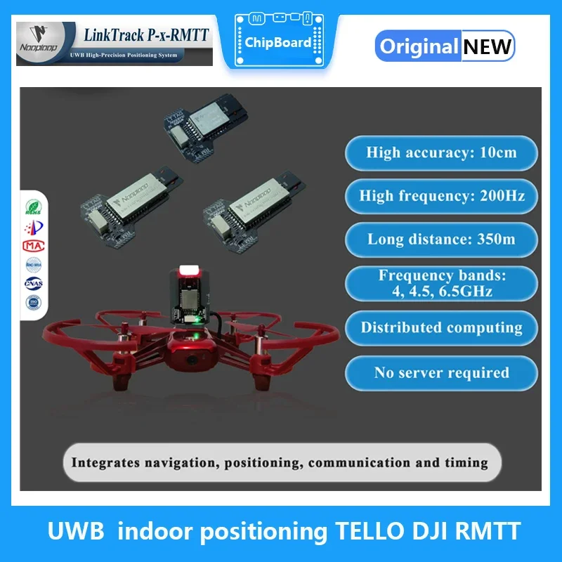 UWB  indoor positioning label RoboMaster educational drone TELLO DJI RMTT