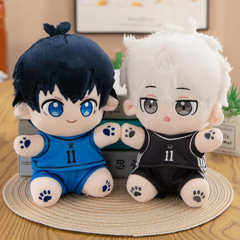 

Blue Prison Isagi Yoichi Plush Doll Toy Cartoon Animation Anime Volleyball Juvenile Cotton Doll Sports Star Unisex Gift Hanger