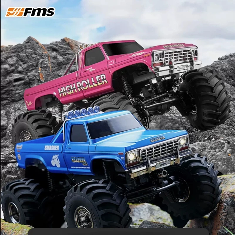 FMS 1/24 Crusher V2 FCX24 Four Wheel Drive Electric Off Road Climbing Vehicle All Terrain Traverse Model Vehicle Toys RTR Toys