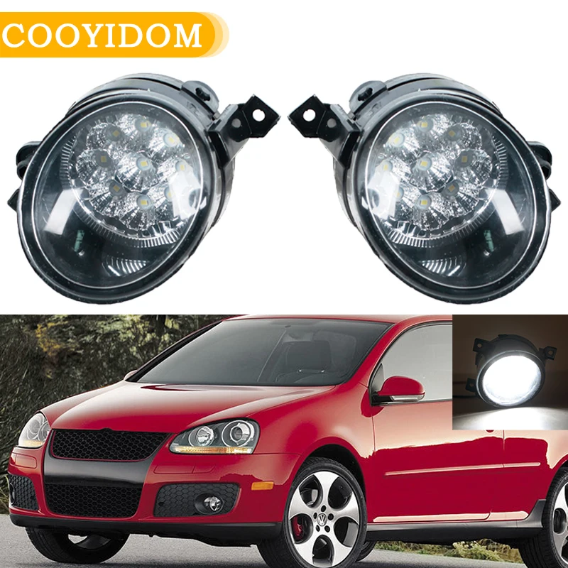 Zestaw świateł przeciwmgielnych przedniego zderzaka do VW Golf Mk5 Jetta Rabbit 2005-2009 1Kd941700 1Kd941699 Lampa przeciwmgielna Lampa do jazdy Akcesoria samochodowe