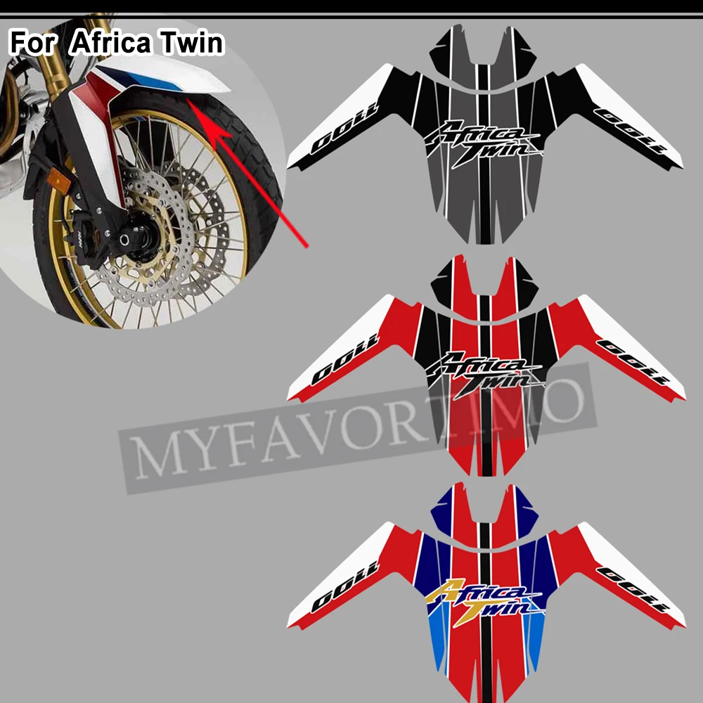 CRF1100L Motorcycle For Honda Africa Twin CRF1100 CRF 1100 L Adventure ADV Sport Side Tank Pad Decal Stickers Protector Kit