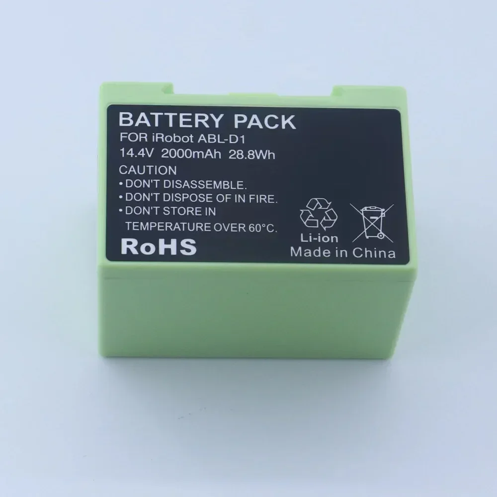 2600mAh for IRobot E5 E6 I3 I4 I7 ABLD1 3150 3550 4150 7150 7550 I7158 I7550 I7558 E5150 E5152 E5154 E5158 E6198 Sweeper Battery