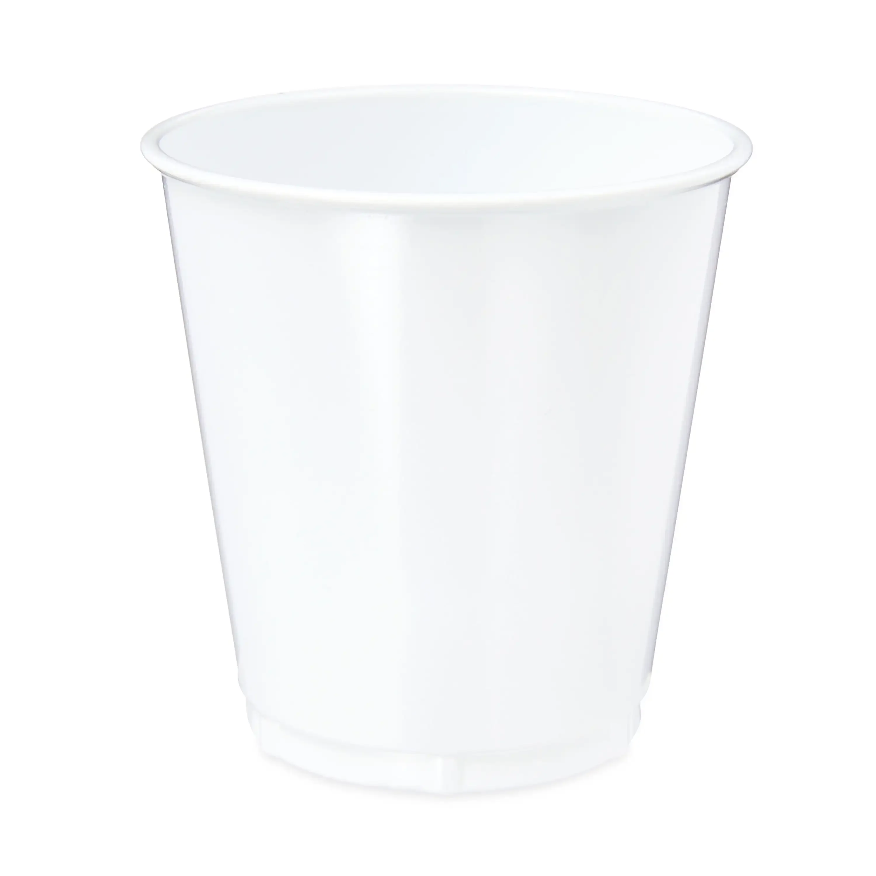 Vasos de plástico desechables para baño, color blanco, 3 oz