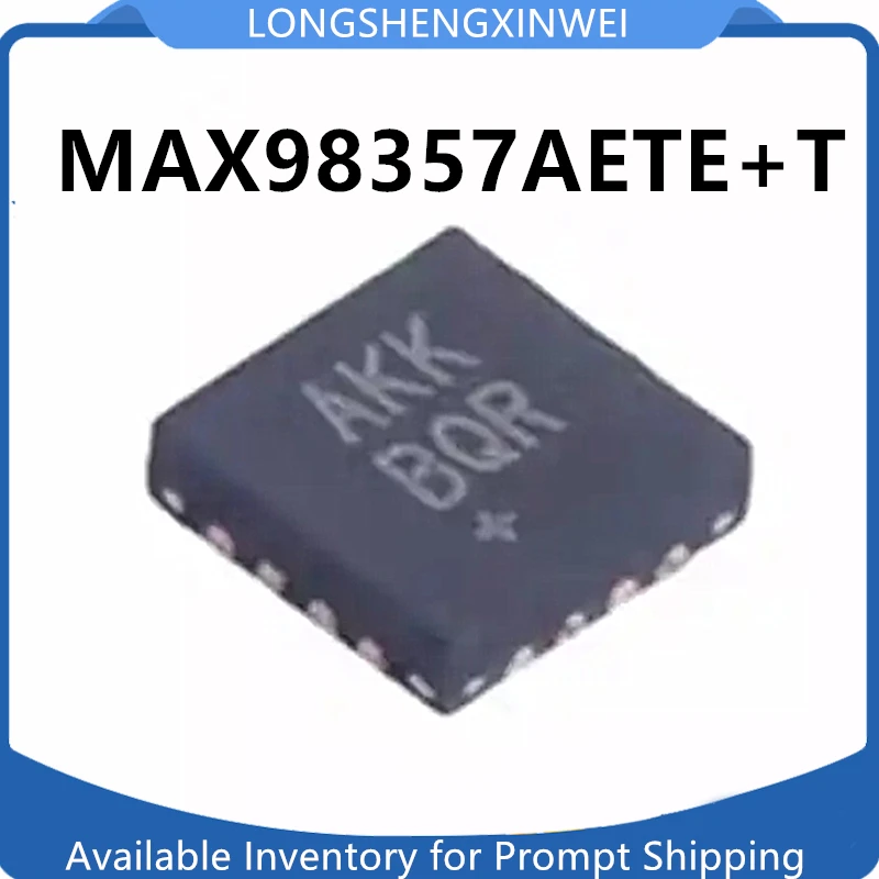 1PCS New MAX98357AETE+T MAX98357AETE Audio Amplifier QFN16 Screen Printed AKK Original