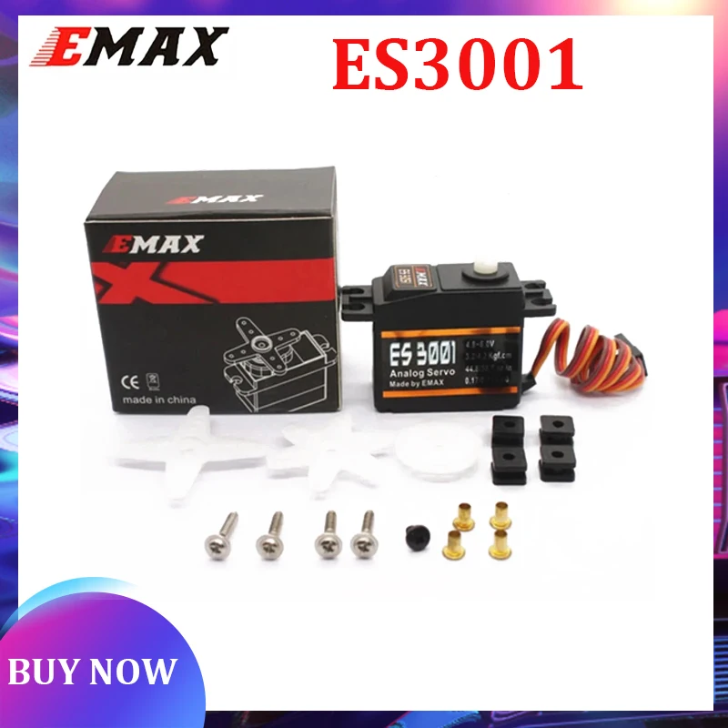 

10pcs Emax Servo ES3001 Standard 43G Servo Motor for Remote Control Cars RC Car Helicopter Boat Plane