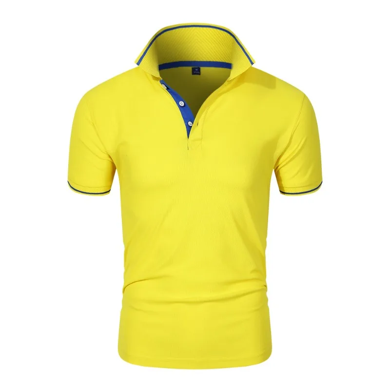 Summer Light Version Men's Polo Shirt Top Cotton Short-sleeved Sports Casual Lapel Advertising Shirt