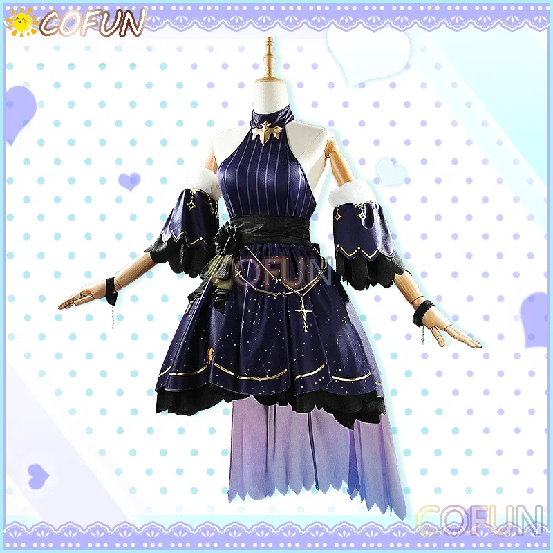 COFUN [Customized] Vtuber Nijisanji Inui Toko Cosplay Costume Lovely Dress Uniform Halloween Outfit Women New