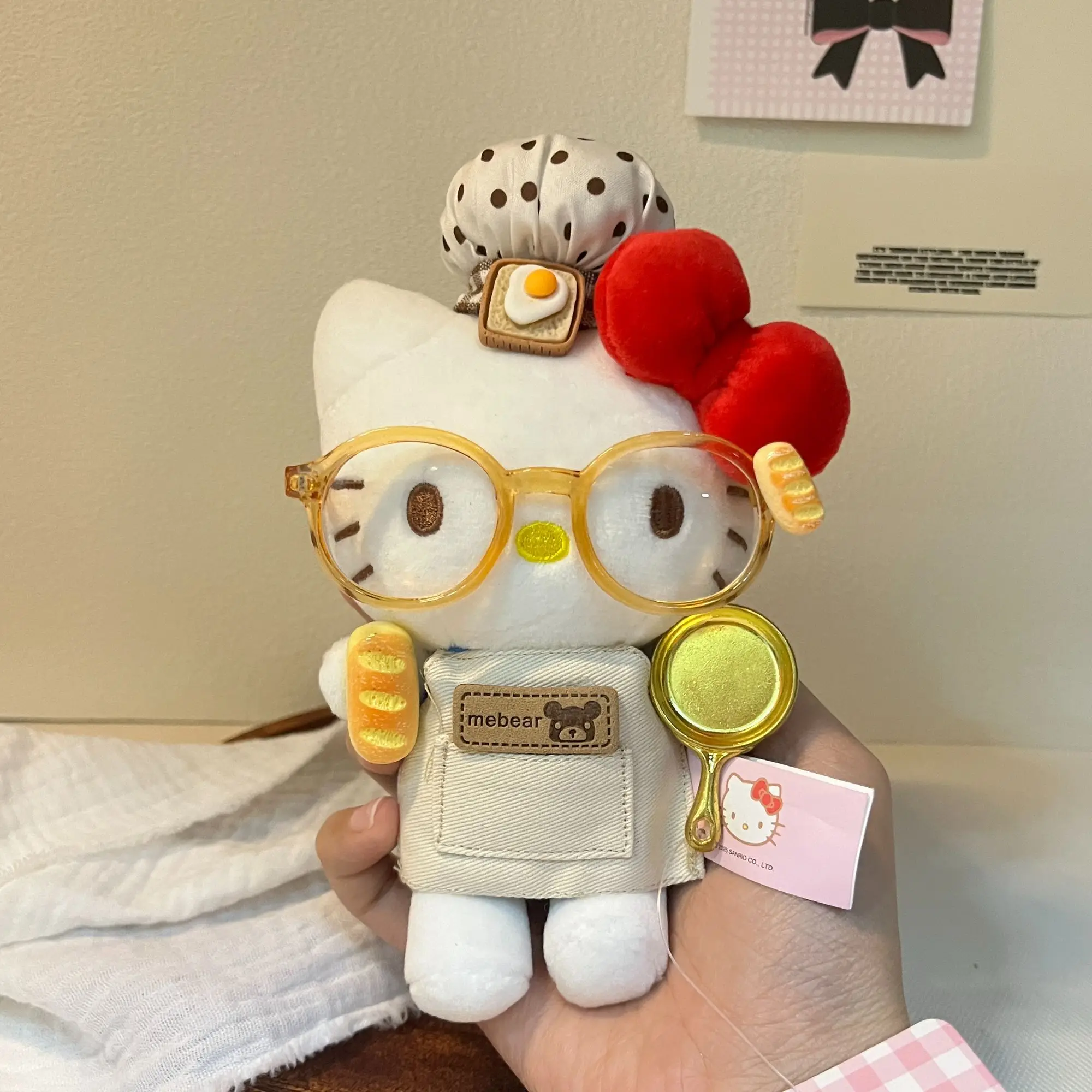 

Hot Sale Sanrio Hello Kitty Plush Doll Pendant Soft KT Cat Backpack Car Keychain Surprise Birthday Gift For Girls & Best Friends
