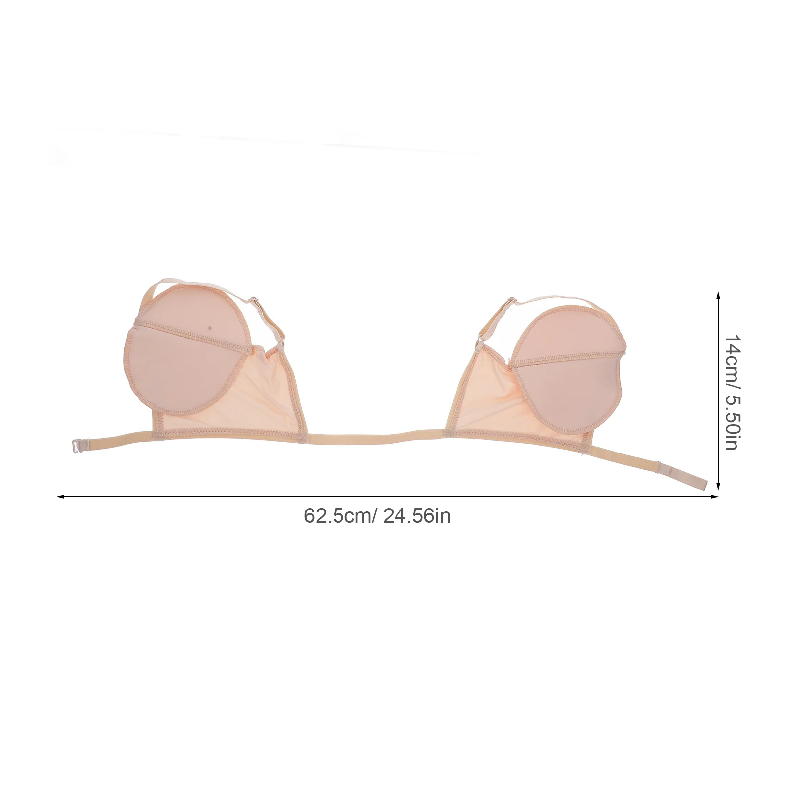 زوج واحد من واقي الإبط القصير القابل للغسل والرقيق تحت الإبط لحماية الإبط الرقيقة للعرق تحت الإبط